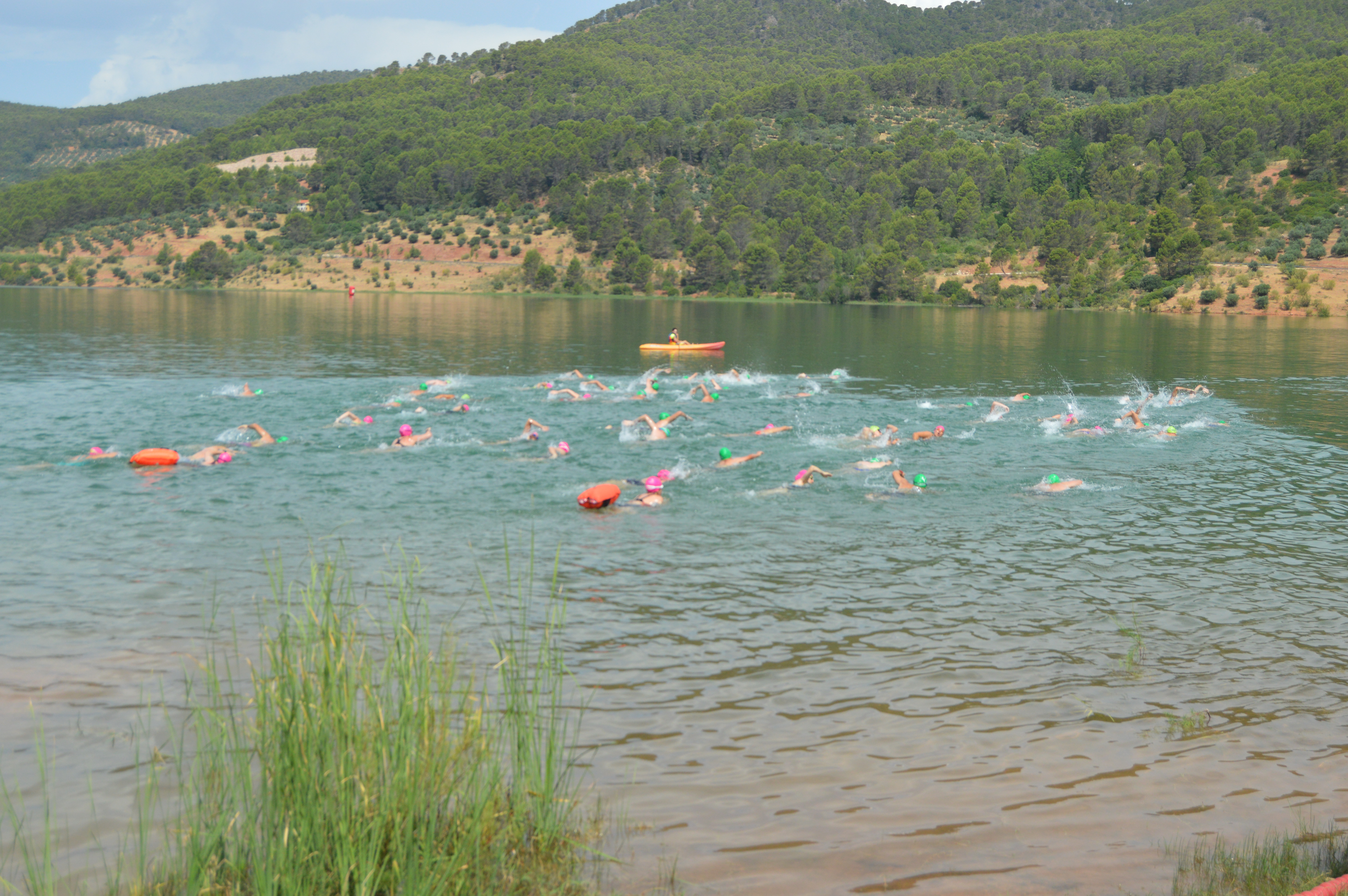 El IX Circuito Provincial de Travesías a Nado de la Diputación finaliza con la participación de 235 deportistas | Diputación de Jaén | Ampliar imagen