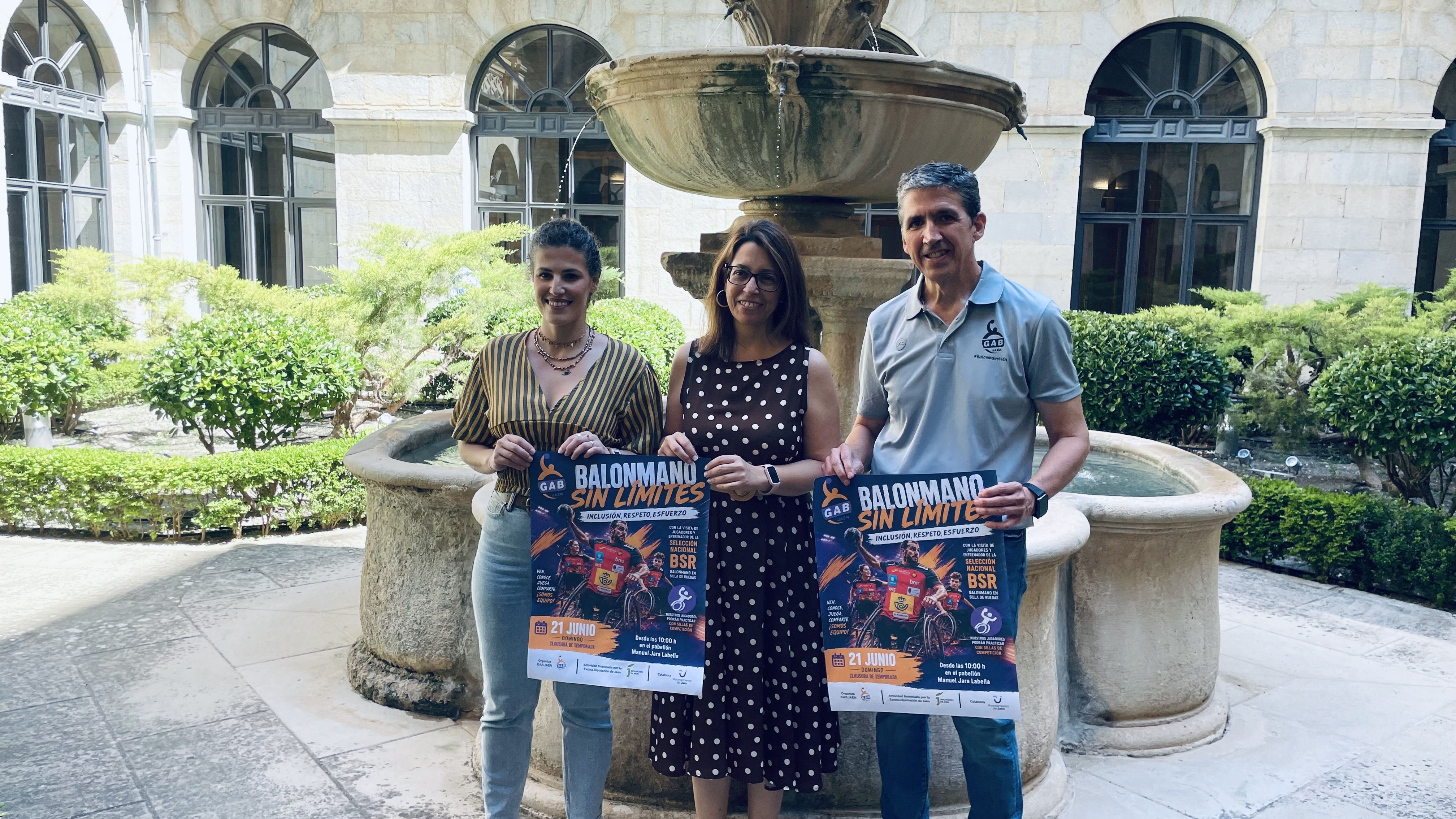 Beatriz López, África Colomo y José Ignacio Fernández presentan el cartel de este encuentro que patrocina la Diputación de Jaén | Diputación de Jaén | Ampliar imagen