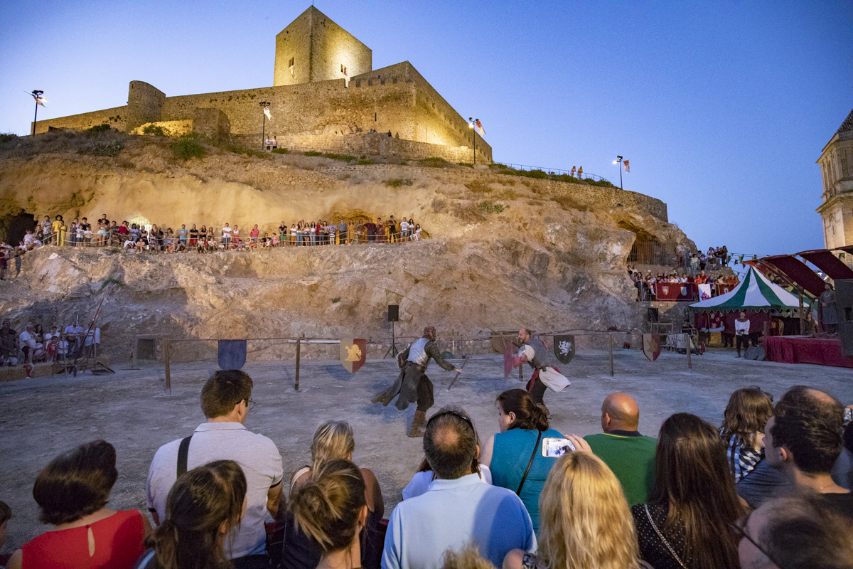 Durante la celebración de las Fiestas Calatravas de Alcaudete en 2025