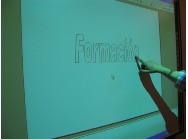 Pizarra táctil instalada en el aula San Rafael 2. JPEG de 792 KB