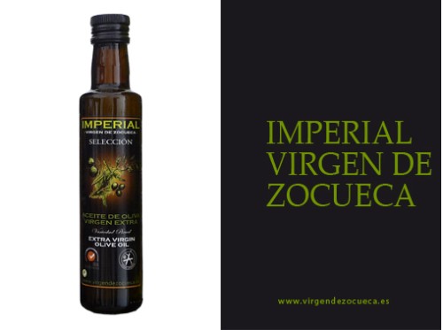 Aceite de oliva virgen extra Imperial Virgen de Zocueca. JPG de 75 KB