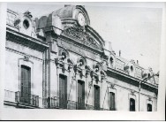 Fachada del Palacio de la Diputación Provincial. Fotógrafo Jaime Roselló. Anterior a 1970.