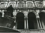 Patio del Palacio de la Diputación Provincial. Década de 1980.