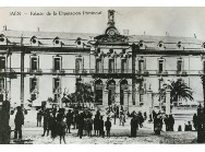 Fachada del Palacio de la Diputación Provincial. Década de 1920.