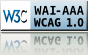 Logotipo W3C WAI-AAA