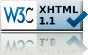 Logotipo W3C XHTML 1.0