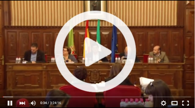 Ver vídeo del Pleno Ordinario del 1 de abril de 2016