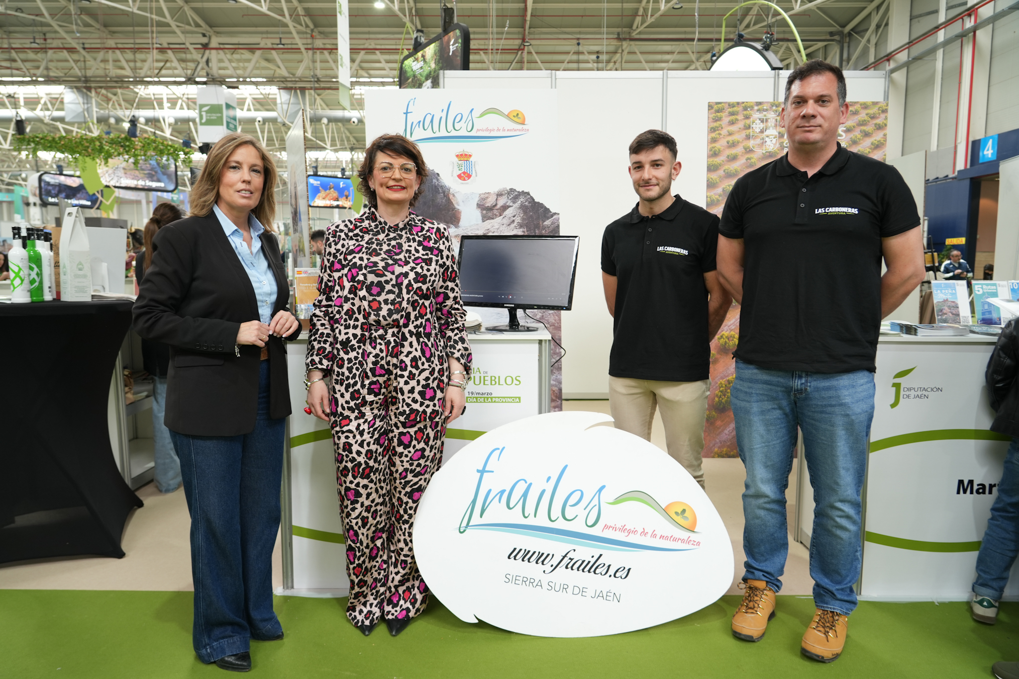 La diputada de Gobierno Electrónico y Régimen Interior, Inés Arco, interviene en la presentación del Parque Multiaventura de Frailes