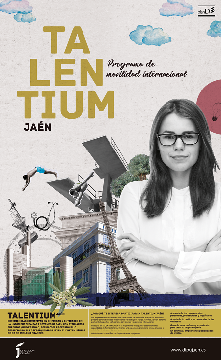 Cartel becas Talentium Jaén