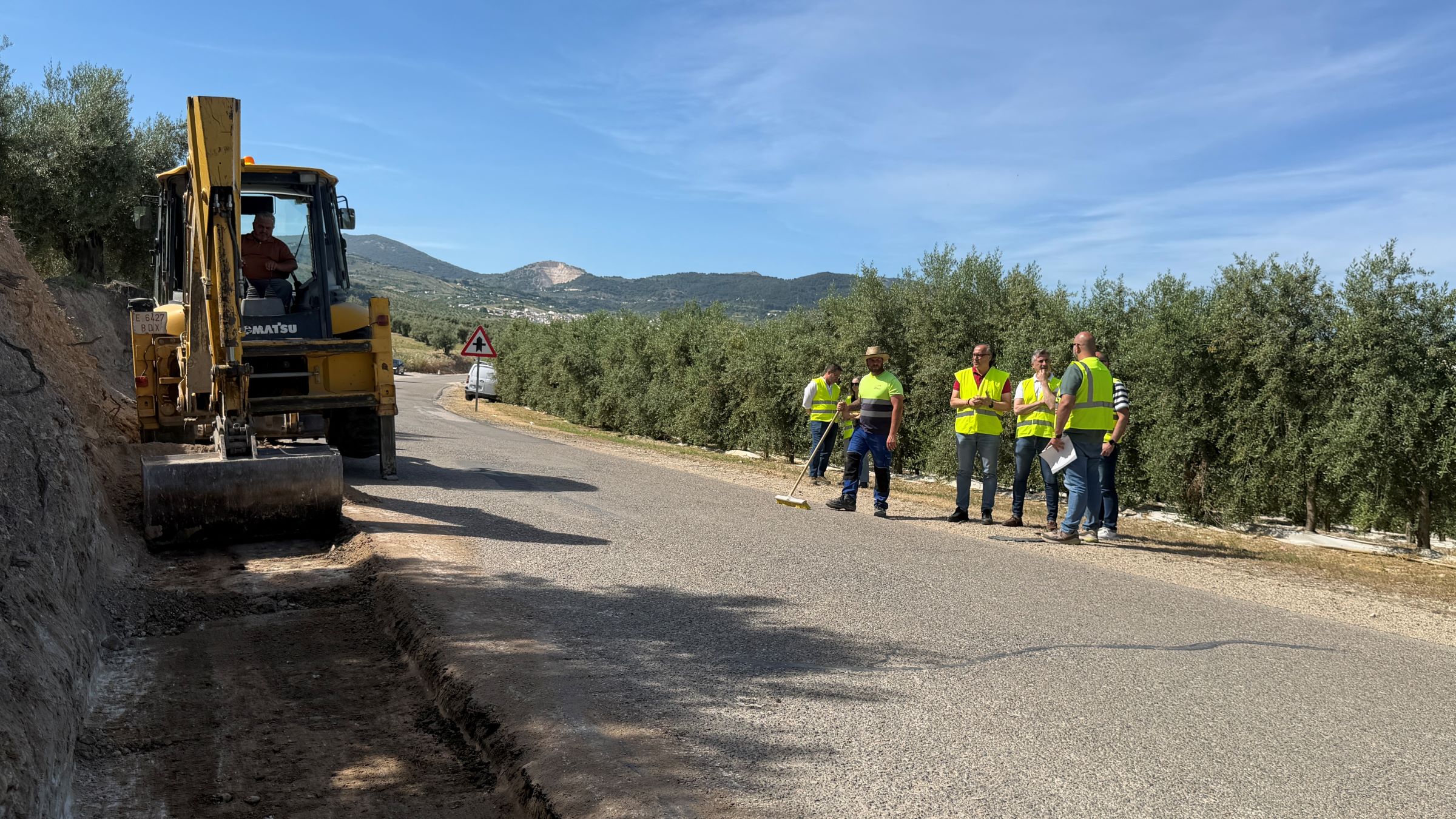 Javier Chica y José Luis Agea han realizado una visita a estas obras | Diputación de Jaén | Ampliar imagen