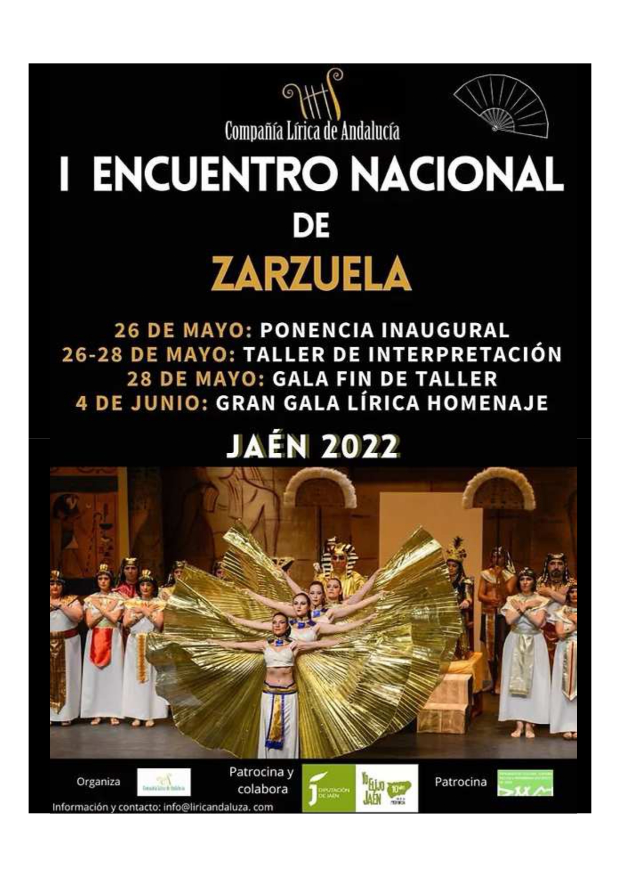 Cartel I Encuentro Zarzuela 