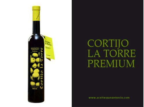 Aceite de oliva virgen extra Cortijo la Torre Premium. JPG de 80 KB