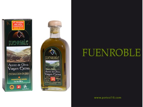 Aceite de oliva virgen extra Fuenroble. JPG de 108 KB