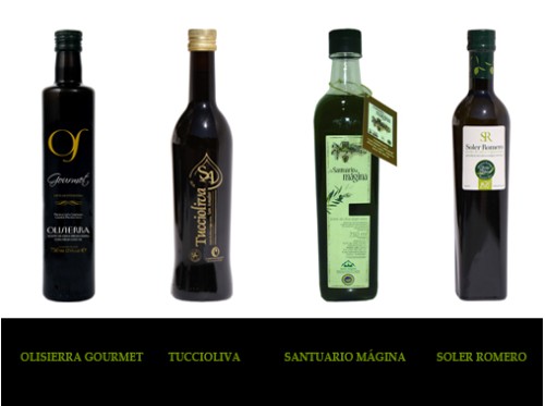 Aceites de oliva de virgen extra con mención especial. JPG de 95 KB