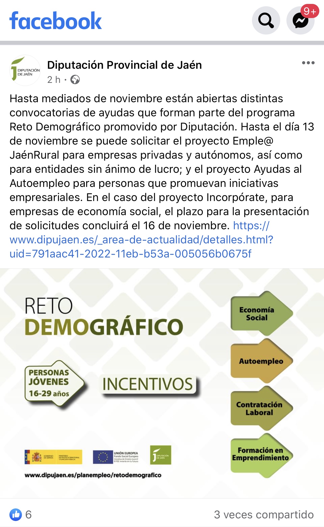 Pulsa para ampliar la imagen: Facebook