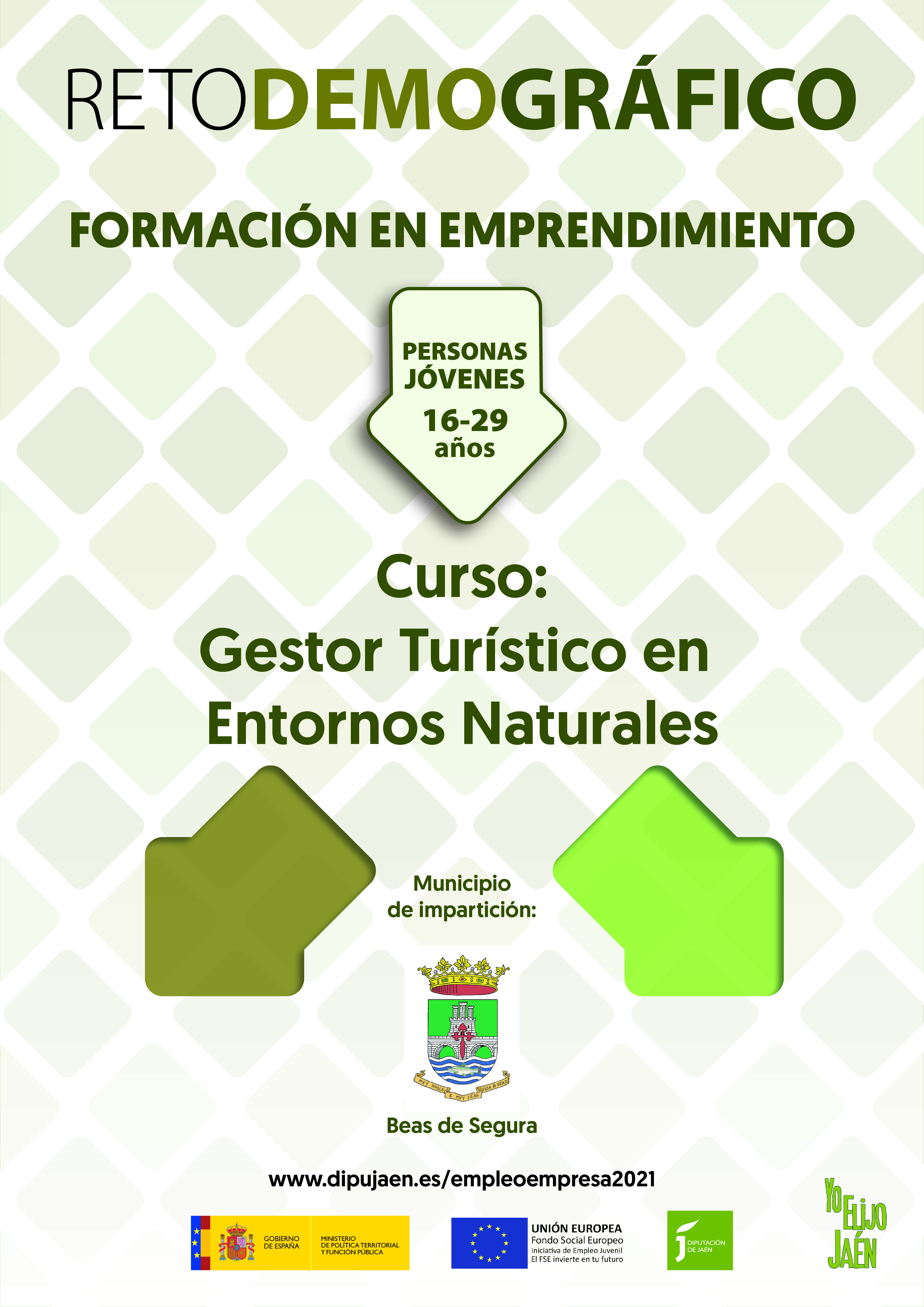 Pulsa para ampliar la imagen: Gestor Turístico en Entornos Naturales, impatido en Beas de Segura
