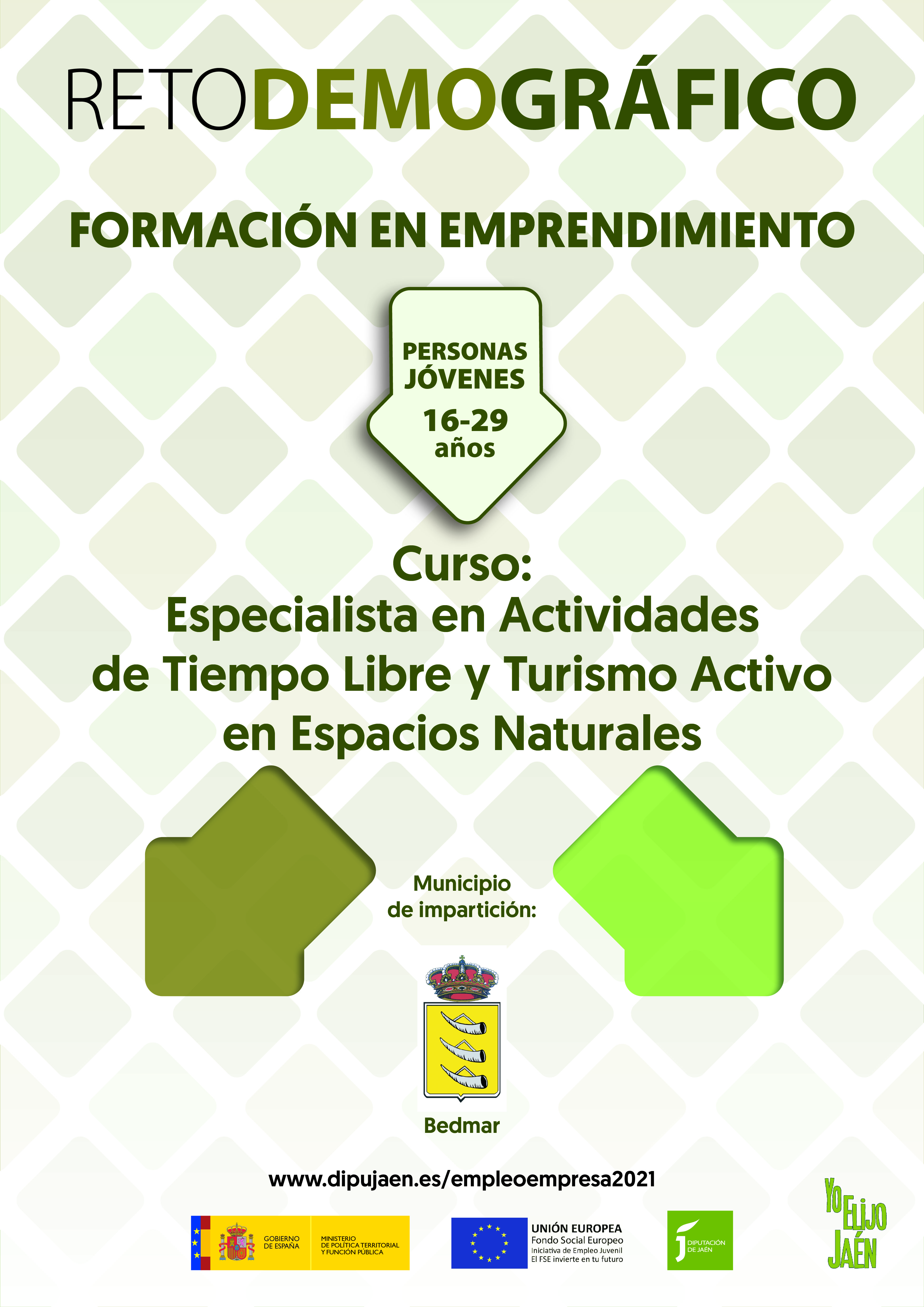 Pulsa para ampliar la imagen: Especialista en Actividades de Tiempo Libre y Turismo Activo en Espación Naturales, impartido en Bedmar