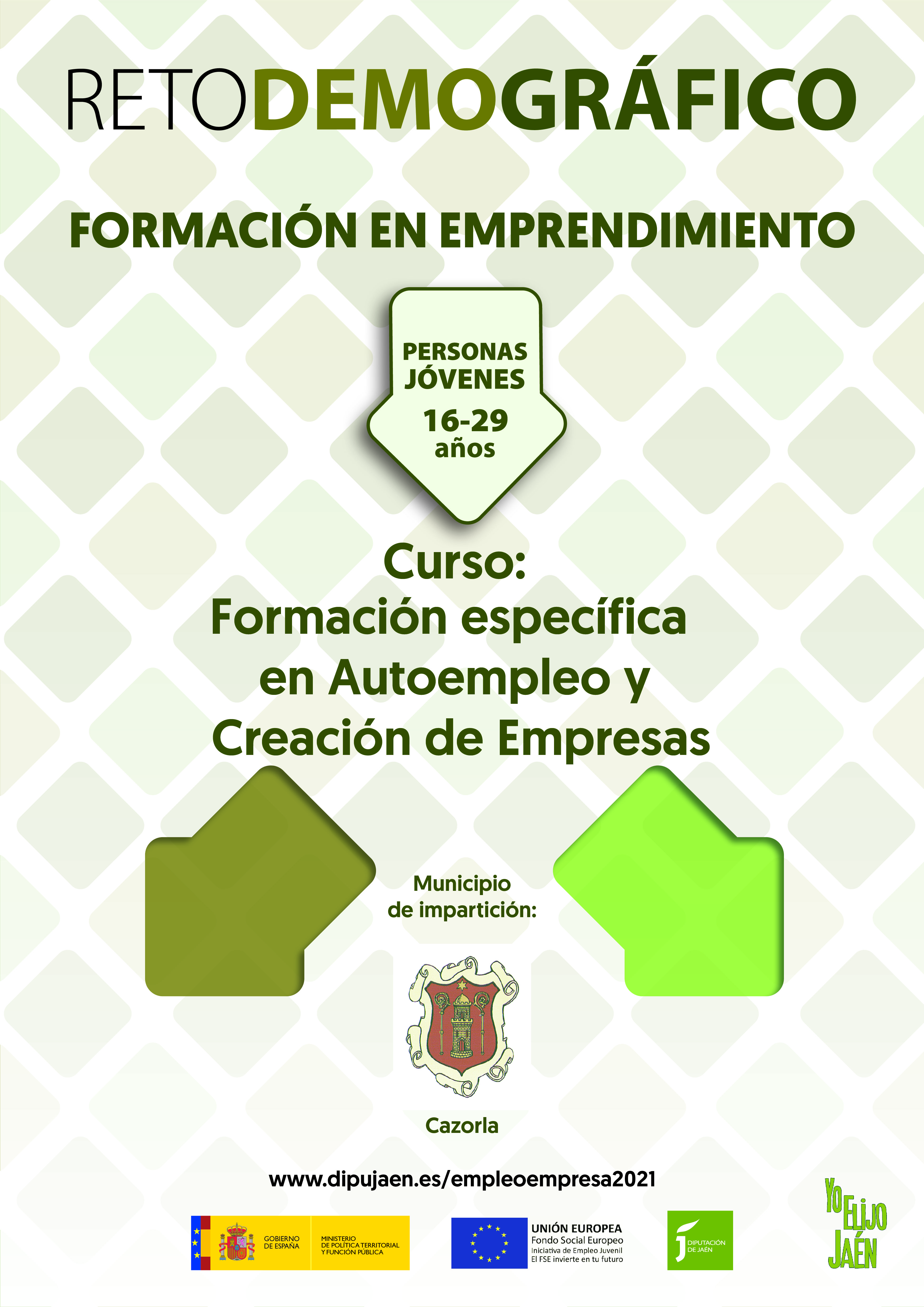 Pulsa para ampliar la imagen: Formación específica en Autoempleo y Creación de Empresas, impartido en Cazorla