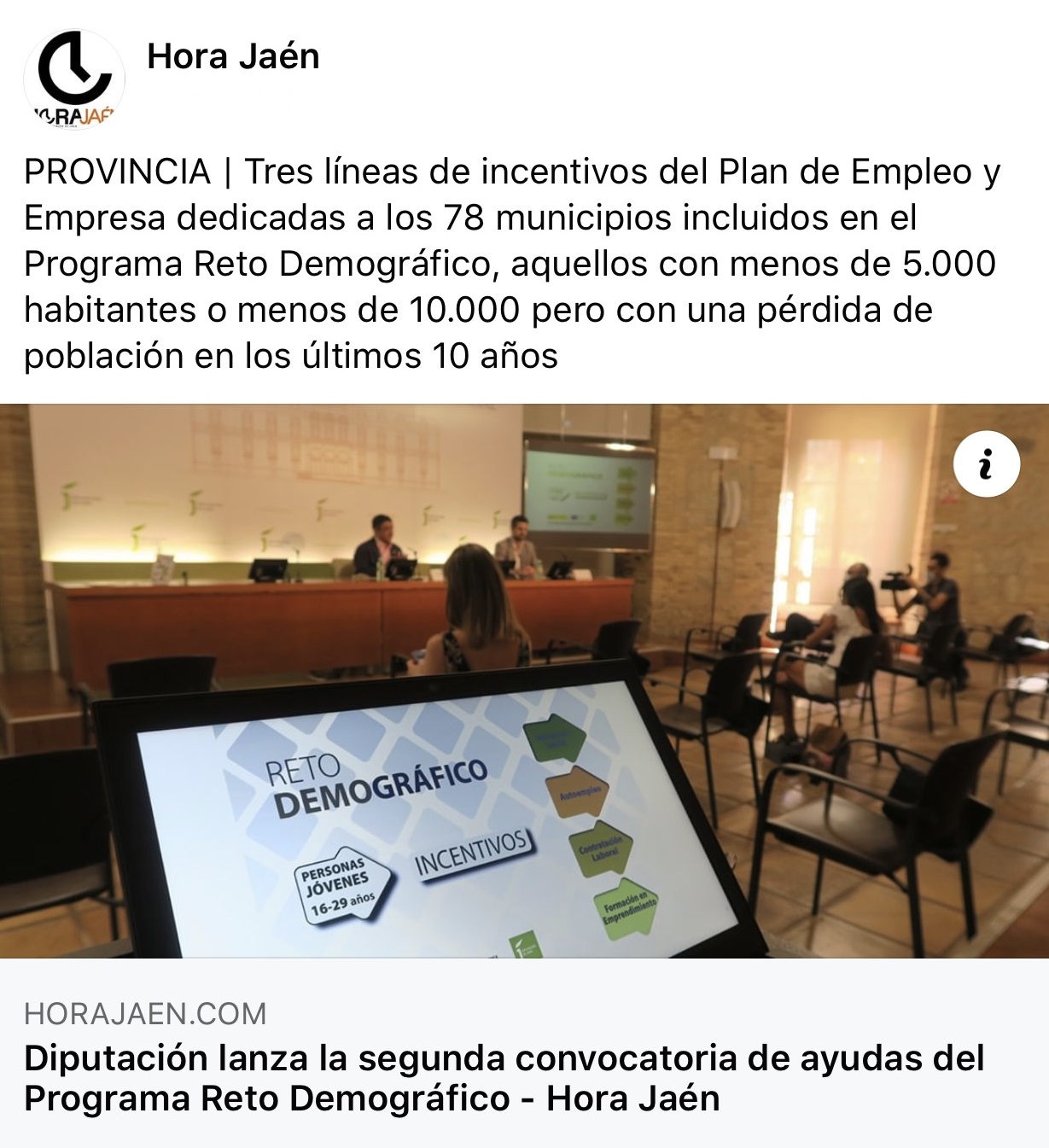 Pulsa para ampliar la imagen: Hora Jaén