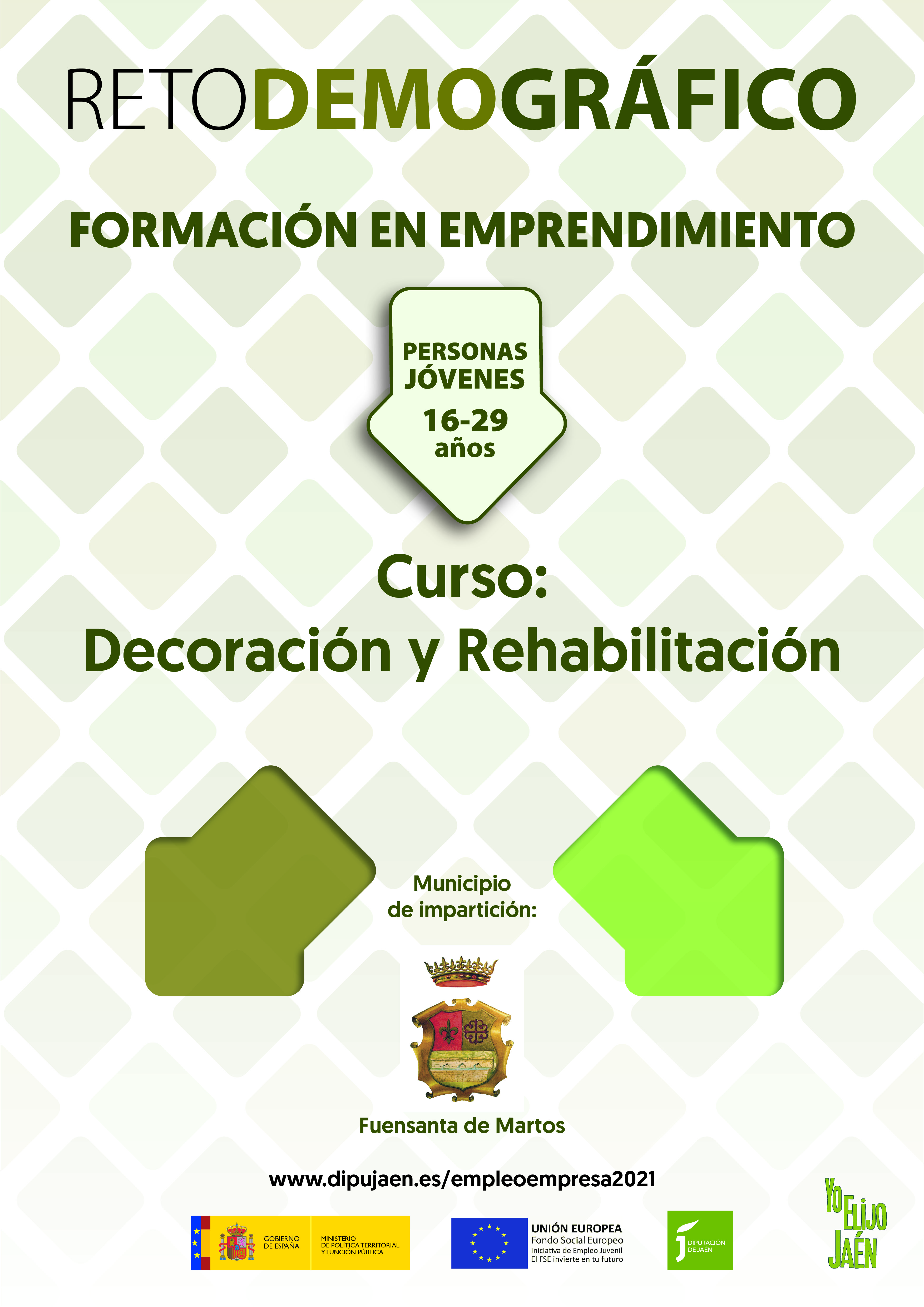 Pulsa para ampliar la imagen: Decoración y Rehabilitación, impartido en Fuensanta de Martos
