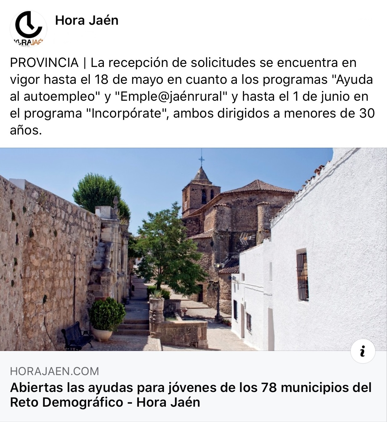 Pulsa para ampliar la imagen: Hora Jaén