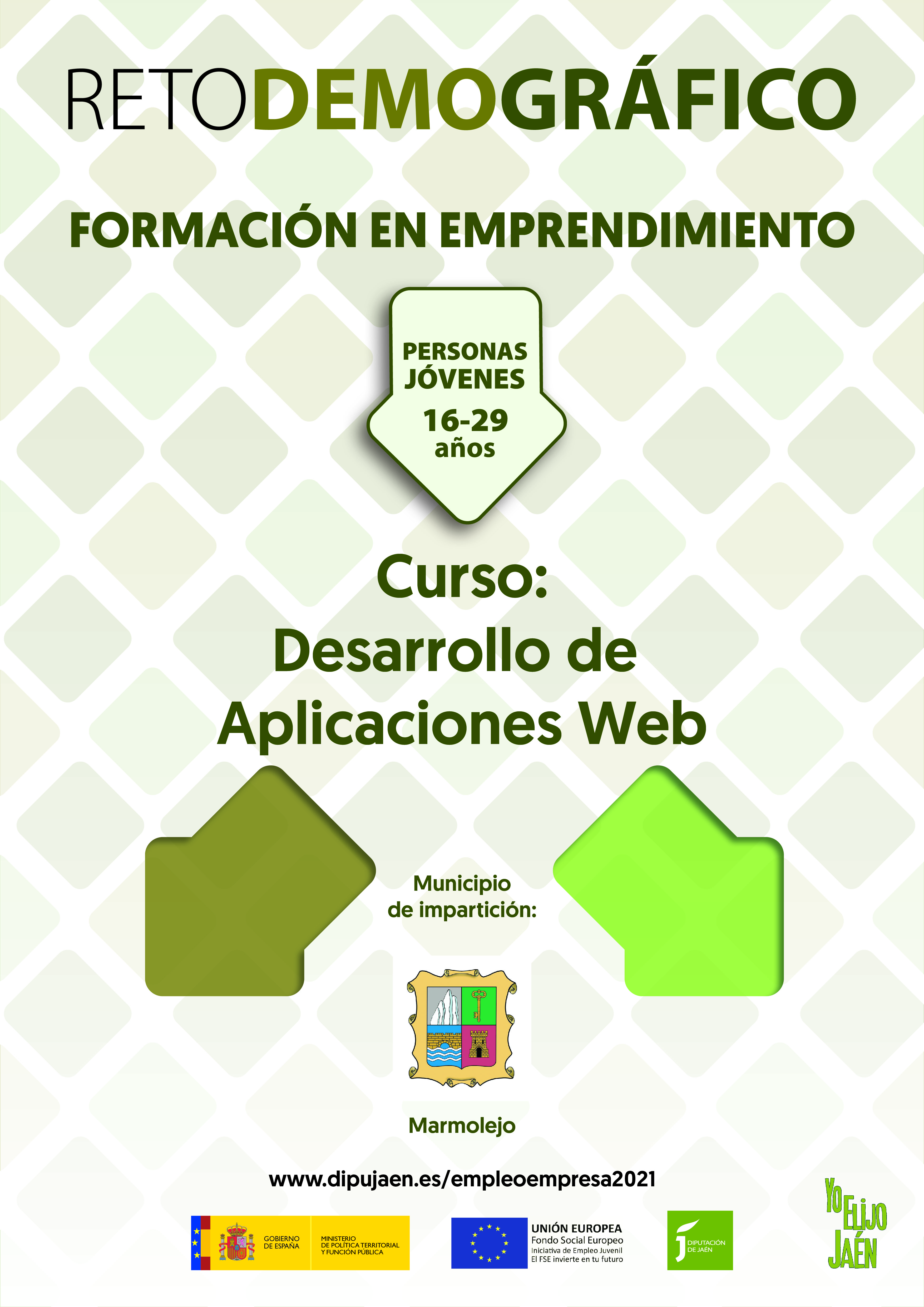 Pulsa para ampliar la imagen: Desarrollo de Aplicaciones Web, impartido en Marmolejo