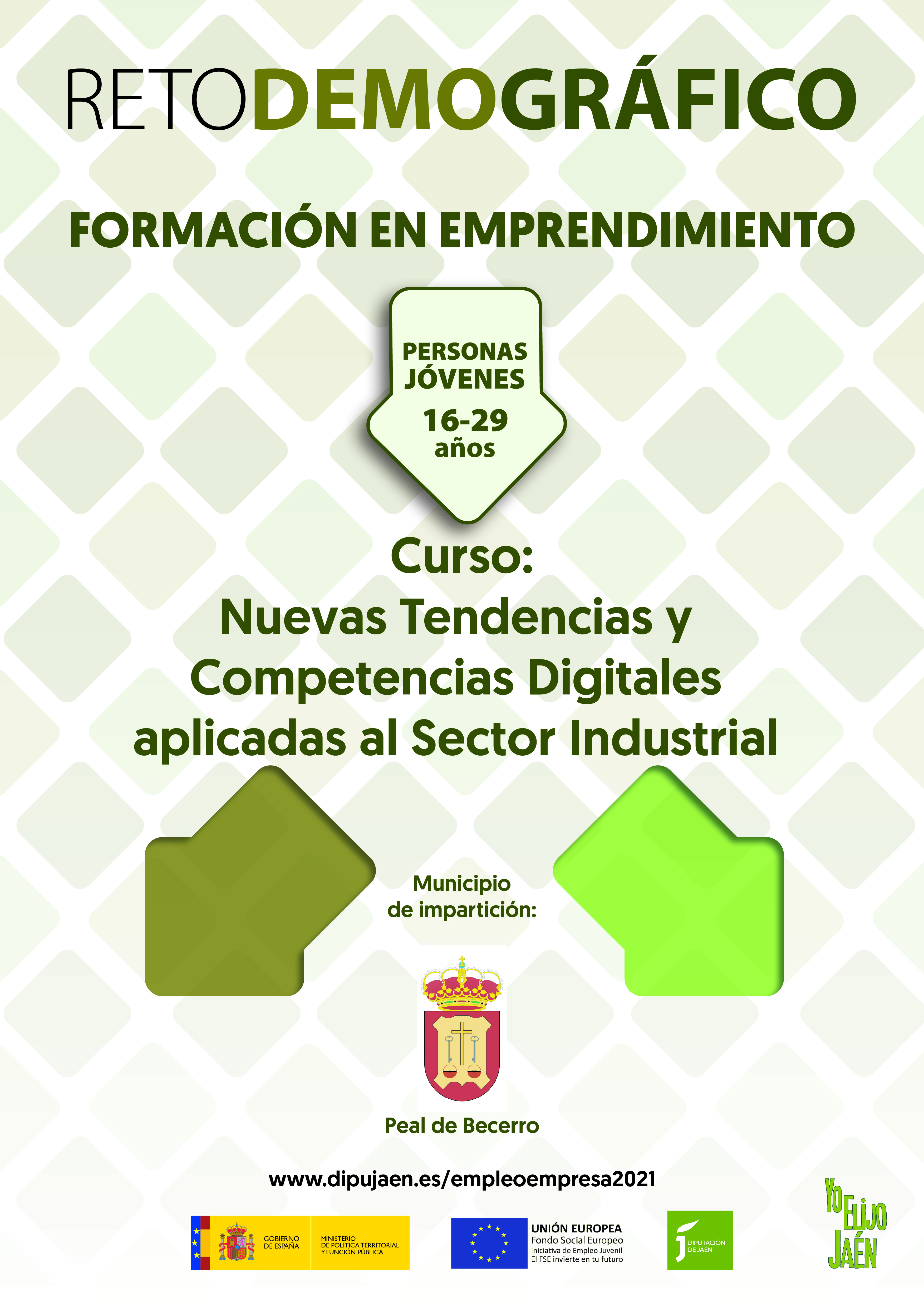 Pulsa para ampliar la imagen: Nuevas Tendencias y Competencias Digitales aplicadas al Sector Industrial, impartido en Peal de Becerro