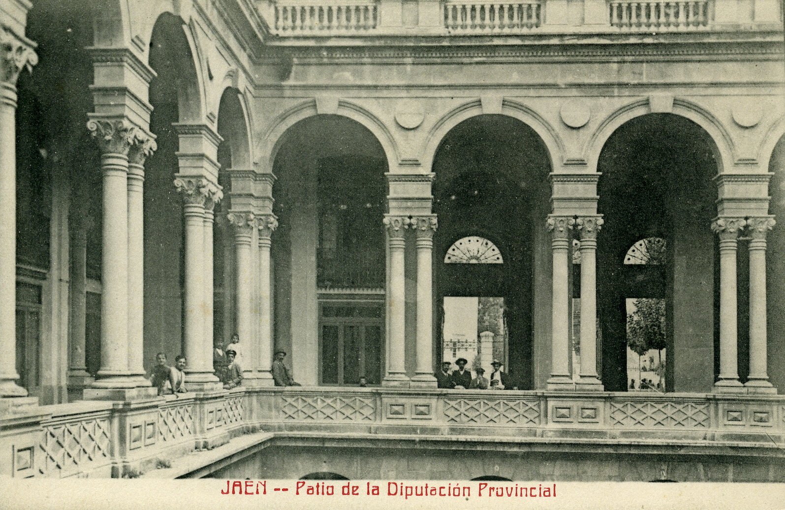 Patio del Palacio de la Diputación Provincial. Siglo XX.
