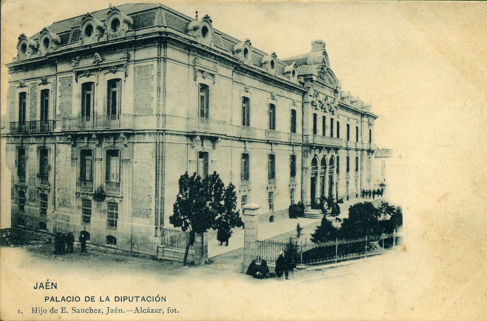 Palacio de la Diputación Provincial. Fotógrafo Alcázar. Siglo XX.