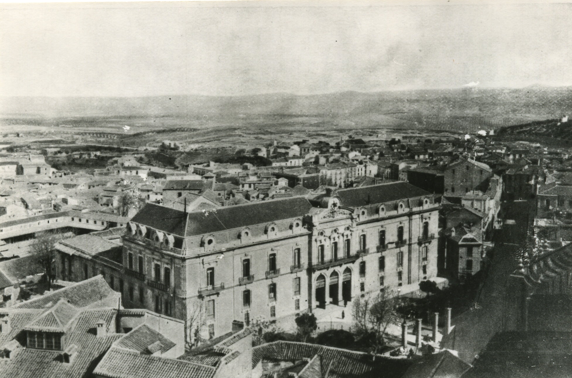 Vista del Palacio de la Diputación Provincial. Década de 1910.