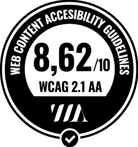 Sello Accesibilidad Web Nota Negro Fundaci&oacute;n Legado Miguel Hern&aacute;ndez