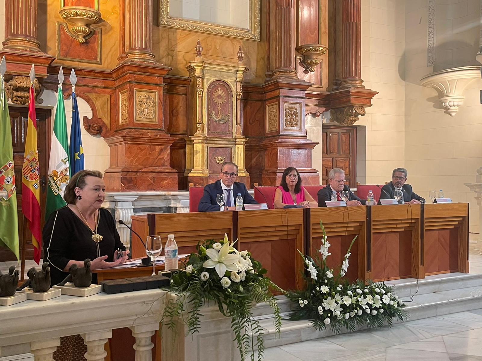 Pilar Parra durante su intervención en este acto. JPG de 306 KB | Diputación de Jaén | Ampliar imagen