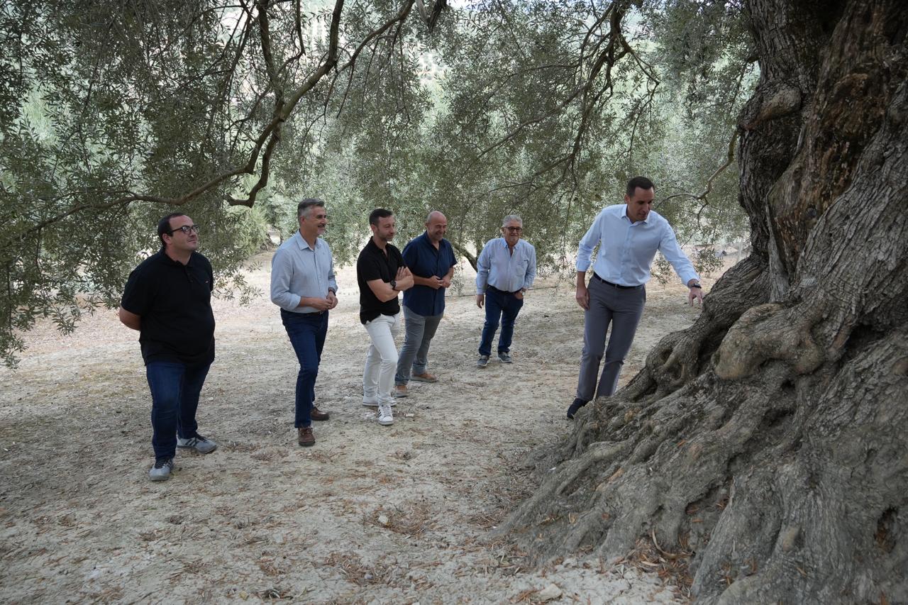 El presidente de la Diputación ha visitado el Acebuche de las Hoyas