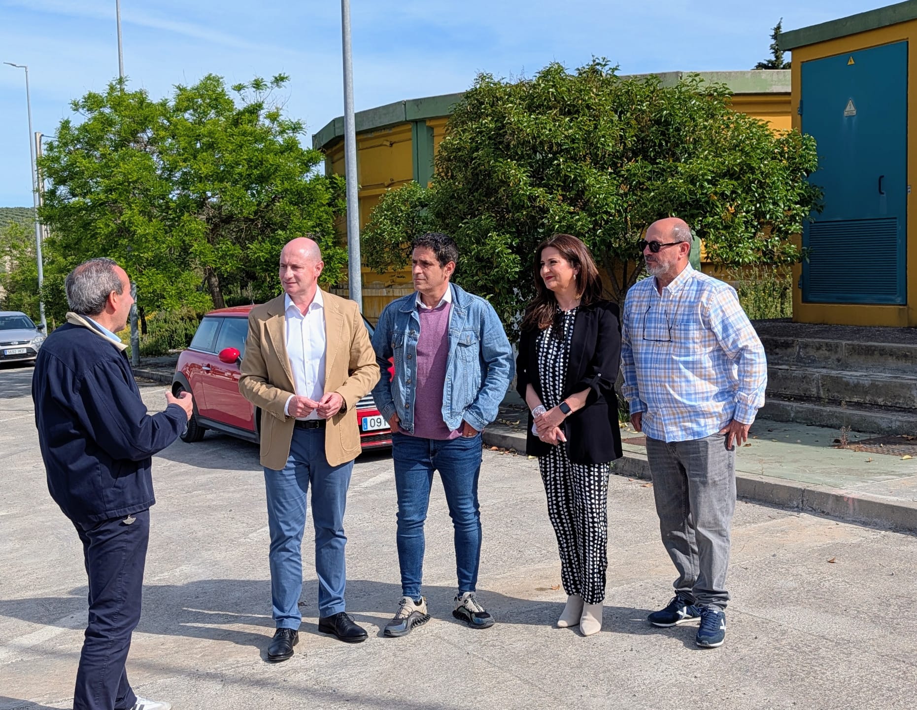 El diputado de Servicios Municipales ha realizado hoy una visita técnica a los depósitos de abastecimiento de agua potable de La Bobadilla