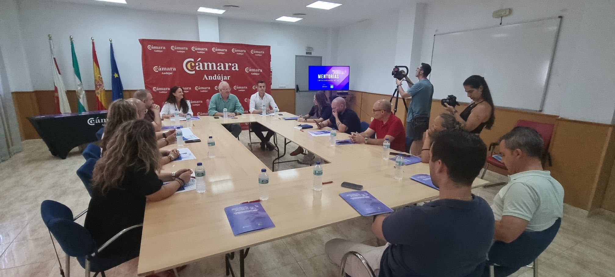 Celebración de la primera mentoría del programa 'PotencIA2' en Andújar