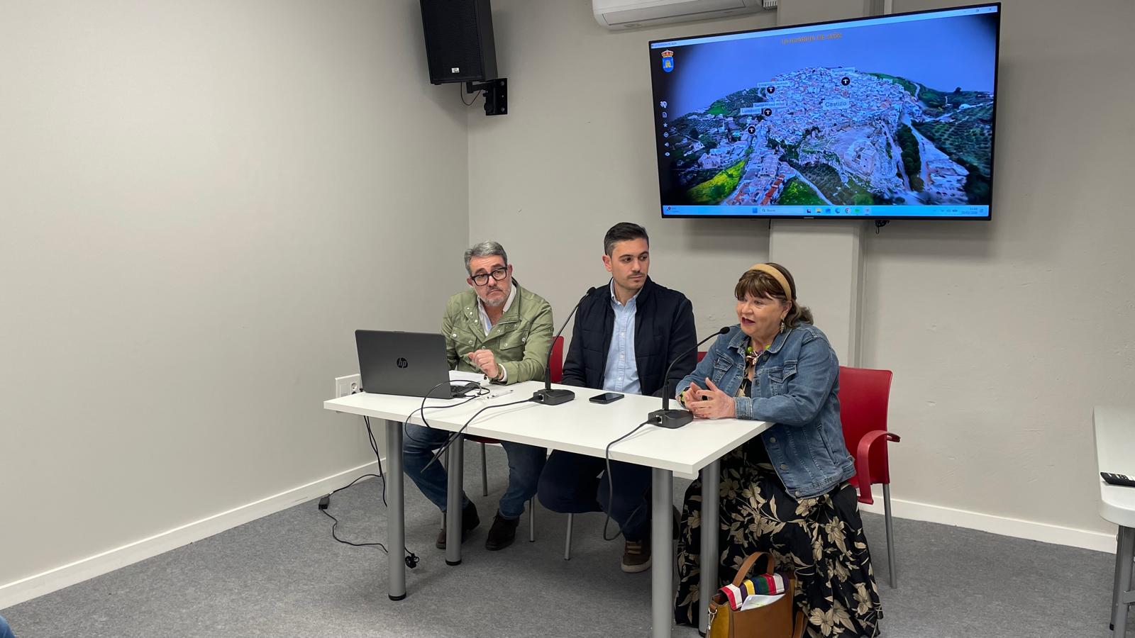 Pilar Parra interviene en la presentación del proyecto turístico virtual en 3D de La Guardia de Jaén