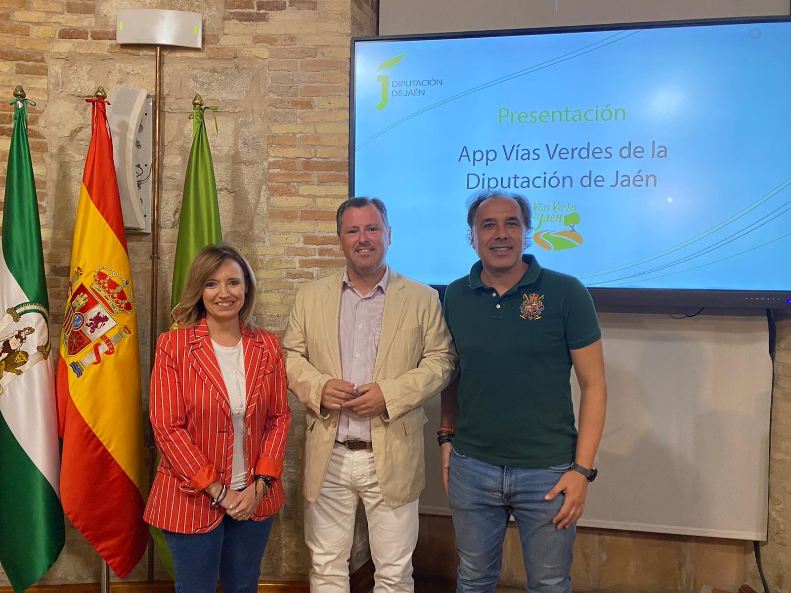 La Diputación pone en marcha una aplicación móvil sobre las vías verdes de la provincia de Jaén. JPG de 229 KB | Ampliar en ventana nueva | Diputación de Jaén
