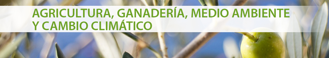 Banner área de Agricultura, Ganadería, Medio Ambiente y lucha contra el Cambio Climático