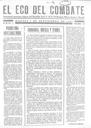 Abrir El eco del combate : peri&oacute;dico semanal gratuito, &oacute;rgano del Batall&oacute;n Juan Arcas. 7/9/1937. [Ejemplar]