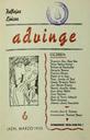 Abrir Advinge : reflejos l&iacute;ricos. N.&ordm; 6, 3/1953. [Ejemplar]