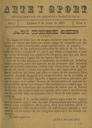 Abrir Arte y sport : revista semanal de deportes y espect&aacute;culos. 9/6/1923. [Ejemplar]