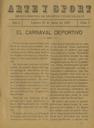 Abrir Arte y sport : revista semanal de deportes y espect&aacute;culos. 21/6/1923. [Ejemplar]