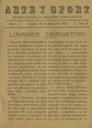 Abrir Arte y sport : revista semanal de deportes y espect&aacute;culos. 28/6/1923. [Ejemplar]