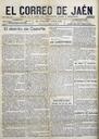 Abrir El Correo de Ja&eacute;n : diario de la tarde con informaci&oacute;n postal y telegr&aacute;fica. 26/8/1910. [Ejemplar]