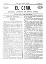 Ir a los detalles de El cero : peri&oacute;dico literario de brocha gorda. 23/2/1867. [Ejemplar]