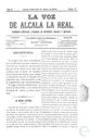 Abrir La voz de Alcal&aacute; la Real : peri&oacute;dico cient&iacute;fico, literario, de intereses locales y noticias. 25/5/1879. [Ejemplar]