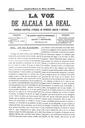 Abrir La voz de Alcal&aacute; la Real : peri&oacute;dico cient&iacute;fico, literario, de intereses locales y noticias. 4/5/1879. [Ejemplar]