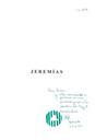 Abrir Jerem&iacute;as. [Documento]